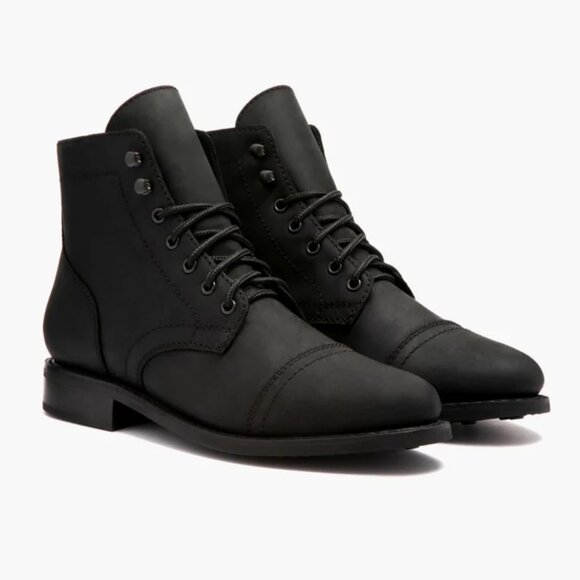 Women's Thursday Boots, Captain, Size 9.5, Matte Black - Picture 1 of 6